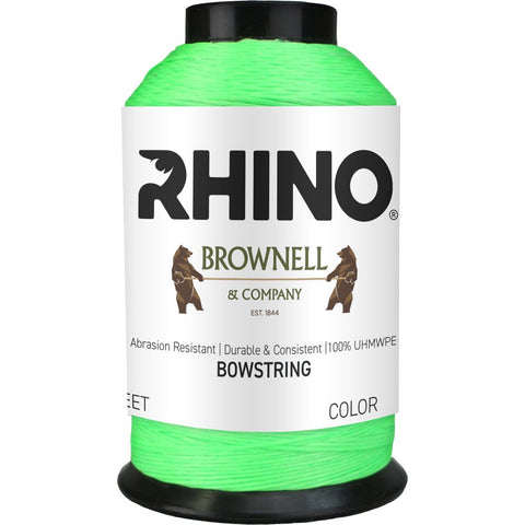 Brownell Rhino Bowstring Material Fluorescent Green 1-8 Lb.