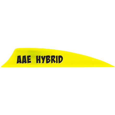 Aae Hybrid 1.85 Vanes Yellow 1.85 In. Shield Cut 100 Pk.