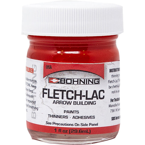 Bohning Fletch-lac Paint Gloss Red 1 Oz.