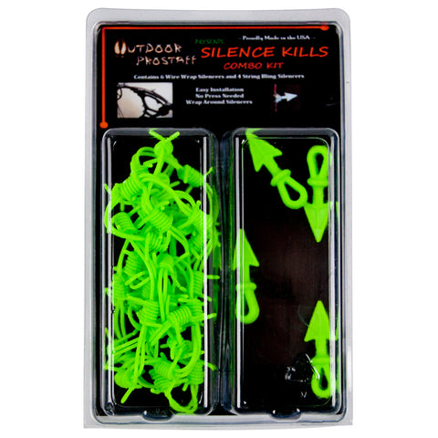 Outdoor Prostaff Combo Pack Wire Wrap And String Bling Green