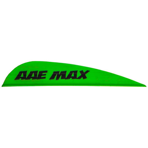 Aae Max Stealth Vanes Flo. Green 2.7 In. 100 Pk.
