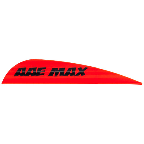 Aae Max Stealth Vanes Fire Orange 2.7 In.100 Pk.
