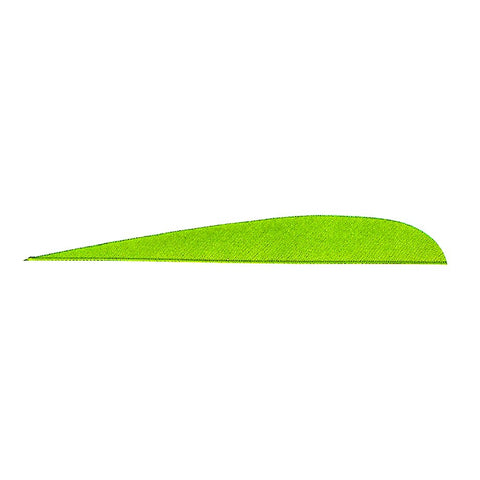 Gateway Parabolic Feathers Chartreuse 5 In. Rw 100 Pk.